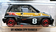 Load image into Gallery viewer, Hot Wheels 2019 '85 Honda City Turbo II Matte Black #81 Nightburnerz 2/10 New