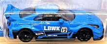 Load image into Gallery viewer, Hot Wheels 2021 LB-Silhouette Works GT Nissan 35GT-RR Ver2 Blu #204 HW J-Imports