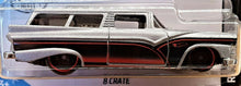 Load image into Gallery viewer, Hot Wheels 2020 8 Crate (Custom 1955 Ford Ranch) Silver #74 Rod Squad 7/10 New