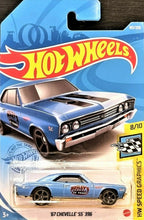 Load image into Gallery viewer, Hot Wheels 2021 '67 Chevelle SS 396 Blue #183 HW Speed Graphics 8/10 New
