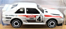 Load image into Gallery viewer, Hot Wheels 2019 '84 Audi Sport Quattro White #43 Baja Blazers 7/10 New Long Card