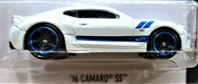 Load image into Gallery viewer, Hot Wheels 2017 '16 Camaro SS White #265 Camaro Fifty 2/5 New Long Card