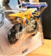 Load image into Gallery viewer, Hot Wheels 2020 HW450F Motorbike Yellow #28 Baja Blazers 8/10 New Long Card