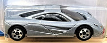 Load image into Gallery viewer, Hot Wheels 2021 McLaren F1 Silver #235 HW Exotics 8/10 New Long Card