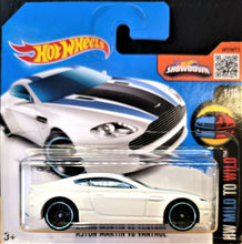 Load image into Gallery viewer, Hot Wheels 2016 Aston Martin V8 Vantage White #56 HW Mild To Wild 1/10 New -Rare