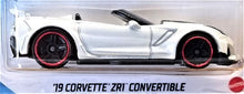 Load image into Gallery viewer, Hot Wheels 2021 '19 Corvette ZR1 Convertible White #134 HW Torque 3/5 New