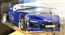 Load image into Gallery viewer, Hot Wheels 2021 2019 Audi R8 Spyder Blue #211 HW Exotics 4/10 New Long Card