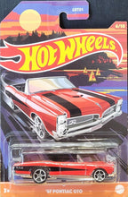 Load image into Gallery viewer, Hot Wheels 2021 '67 Pontiac GTO Red Hot Wheels Convertibles 6/10 New