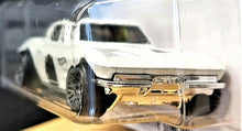 Load image into Gallery viewer, Hot Wheels 2021 '64 Corvette Stingray White #10 HW Race Day 2/10 New Long Card