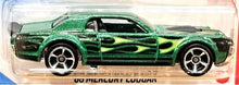 Load image into Gallery viewer, Hot Wheels 2021 '68 Mercury Cougar Green #207 HW Flames 2/5 New Long Card