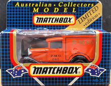 Load image into Gallery viewer, Matchbox 1983 Ford Model A Van Red Series 1-75 MB38 Limited Edition