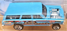 Load image into Gallery viewer, Hot Wheels 2019 '64 Nova Wagon Gasser Sky Blue #198 HW Race Day 4/10 New