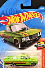 Load image into Gallery viewer, Hot Wheels 2019 Custom '72 Chevy Luv Green #30 HW Hot Trucks 9/10 New Long Card