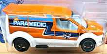 Load image into Gallery viewer, Hot Wheels 2020 Hot Wheels Ford Transit Connect Orange #218 HW Rescue 8/10 New