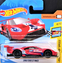 Load image into Gallery viewer, Hot Wheels 2018 Ford GT Race 2016 Red #195 Legends Of Speed 4/10 New
