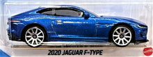 Load image into Gallery viewer, Hot Wheels 2021 2020 Jaguar F-Type Blue #25 Factory Fresh 1/10 New Long Card