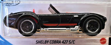 Load image into Gallery viewer, Hot Wheels 2020 Shelby Cobra 427 SC Black #191 HW Roadsters 4/5 New Long Card