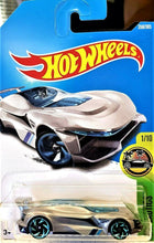 Load image into Gallery viewer, Hot Wheels 2017 Gazella R Silver #358 HW Exotics 1/10 New Long Card