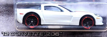 Load image into Gallery viewer, Hot Wheels 2021 '12 Corvette Z06 White Hot Wheels Factory 500 H.P 5/10 New