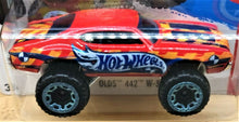 Load image into Gallery viewer, HOT WHEELS 2016 OLDS 442 W-30 Red #161 HW DAREDEVILS 1/10 NEW
