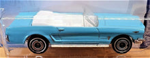Load image into Gallery viewer, Hot Wheels 2020 '65 Ford Mustang Convertible Light Blue #59 HW Screen Time 5/10