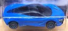 Load image into Gallery viewer, Hot Wheels 2021 McLaren 720S Blue Hot Wheels Factory 500 H.P 9/10 New