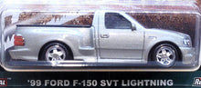Load image into Gallery viewer, Hot Wheels 2021 '99 Ford F-150 SVT Lightning Silver Car Culture Hyper Haulers