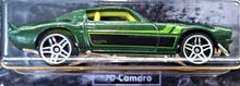 Load image into Gallery viewer, Hot Wheels 2020 '70 Camaro Green American Steel 9/10 New Long Card