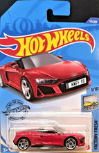 Load image into Gallery viewer, Hot Wheels 2020 2019 Audi R8 Spyder Red #175 Factory Fresh 1/10 New Long Card
