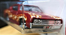 Load image into Gallery viewer, Hot Wheels 2019 '69 Ford Torino Talladega Red #32 HW Flames 4/10 New Long Card