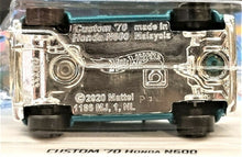 Load image into Gallery viewer, Hot Wheels 2021 Custom '70 Honda N600 Teal #187 HW J-Imports 7/10 New Long Card