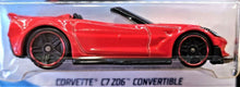 Load image into Gallery viewer, Hot Wheels 2019 Corvette C7 Z06 Convertible Red #95 HW Roadsters 5/5 New