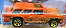 Load image into Gallery viewer, Hot Wheels 2018 Classic '55 Nomad Orange #349 HW Flames New