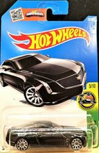 Load image into Gallery viewer, Hot Wheels 2016 Cadillac Elmiraj Black #75 HW Exotics 5/10 New Long Card