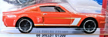 Load image into Gallery viewer, Hot Wheels 2016 '68 Shelby GT500 Orange #105 THEN and NOW Series 5/10 New