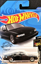 Load image into Gallery viewer, Hot Wheels 2020 '96 Chevrolet Impala SS Black #232 Nightburnerz 2/10 New