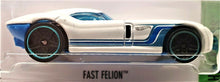 Load image into Gallery viewer, Hot Wheels 2017 Fast Felion White #356 HW Exotics 3/10 New Long Card