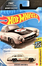 Load image into Gallery viewer, Hot Wheels 2021 Mercedes-Benz 300 SL Silver #196 HW Speed Graphics 9/10 New