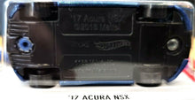 Load image into Gallery viewer, Hot Wheels 2016 '17 Acura NSX #108 Blue THEN and NOW Series 8/10 New