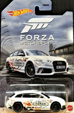 Load image into Gallery viewer, Hot Wheels 2020 '17 Audi RS 6 Avant White Forza Motorsport 3/5 New Long Card