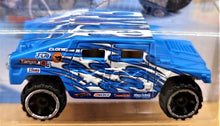 Load image into Gallery viewer, Hot Wheels 2019 Humvee Blue #133 Baja Blazers 9/10 New