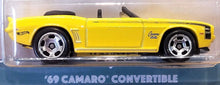 Load image into Gallery viewer, Hot Wheels 2021 '69 Camaro Convertible Yellow Hot Wheels Convertibles 2/10 New