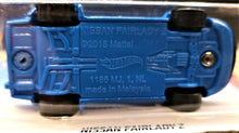 Load image into Gallery viewer, Hot Wheels 2019 Nissan Fairlady Z Blue #54 Nissan 5/5 New Long Card
