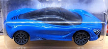 Load image into Gallery viewer, Hot Wheels 2021 McLaren 720S Blue Hot Wheels Factory 500 H.P 9/10 New