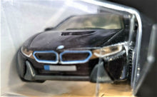 Load image into Gallery viewer, Matchbox 2018 '16 BMW i8 Black #4 MBX Road Trip 4/35 New Long Card
