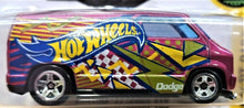 Load image into Gallery viewer, Hot Wheels 2016 Custom '77 Dodge Van Magenta #197 HW Art Cars 7/10 New