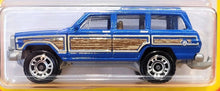 Load image into Gallery viewer, Matchbox 2021 1989 Jeep Wagoneer Blue Retro Series 21/24 New