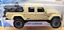 Load image into Gallery viewer, Hot Wheels 2020 '20 Jeep Gladiator Matte Tan #157 Baja Blazers 4/10 New