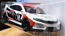 Load image into Gallery viewer, Hot Wheels 2020 '18 Honda Civic Type R White #81 Honda 2/5 New Long Card