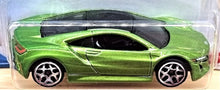 Load image into Gallery viewer, Hot Wheels 2021 '17 Acura NSX Candy Apple Green #148 HW Turbo 5/5 New Long Card